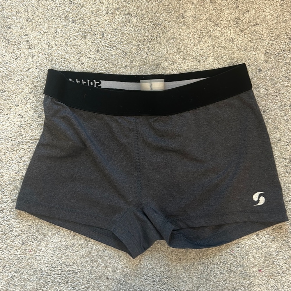 Soffe Gray cheer shorts size M woman
